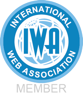 International Web Assocation logo.  Jan is a member of the International Web Assocation