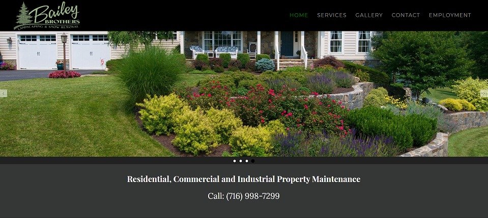 Website sample of Bailey Brothers Inc.